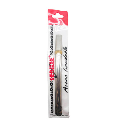 Seville Chata Straight Stainless Steel Bombilla – Premium Argentine Mate Filter Straw