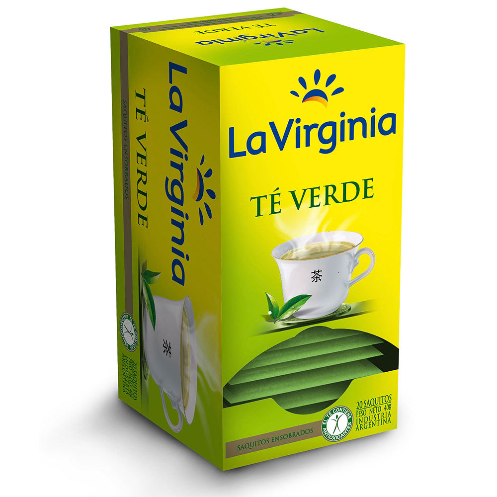 La Virginia Té Verde – Argentine Classic Green Tea, 20 Tea Bags