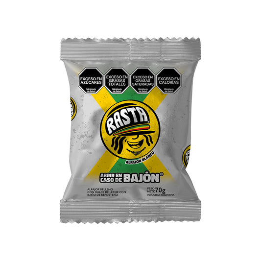 Rasta White Chocolate Alfajores Box (6-Pack) – 14.81 oz (420g)
