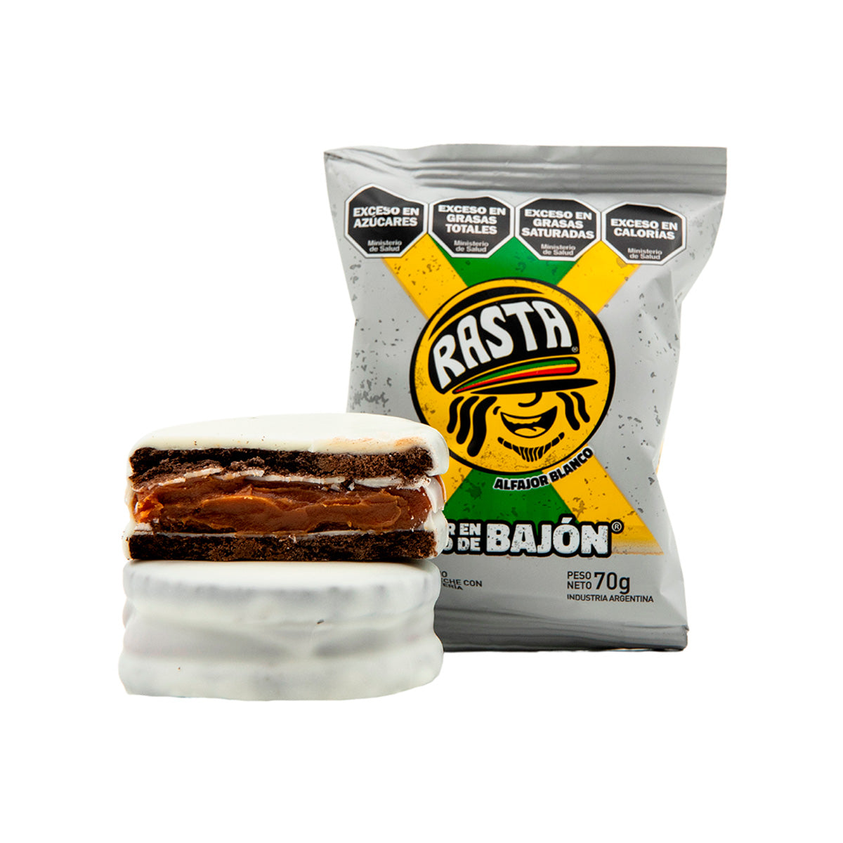 Rasta White Chocolate Alfajores Box (6-Pack) – 14.81 oz (420g)
