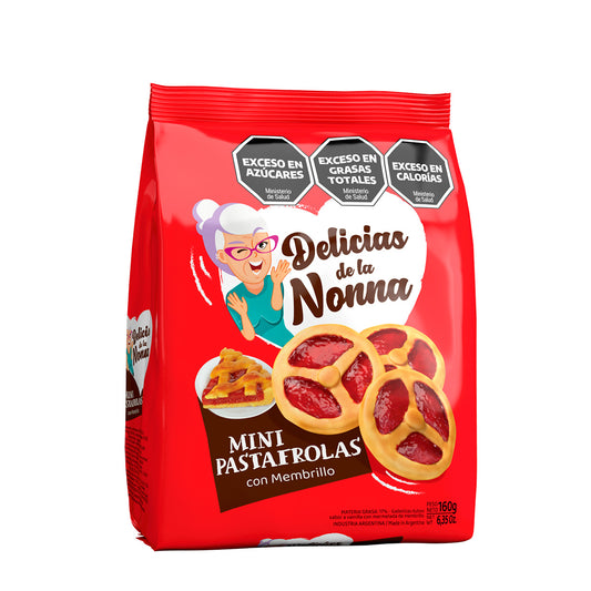 Delicias de la Nonna Mini Pastafrolas con Membrillo – Quince Tart Sweet Biscuits, 180g