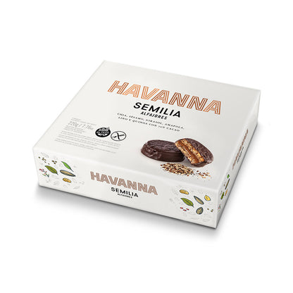 Havanna Semilia Gluten-Free Alfajores – Multi-Seed & 70% Dark Chocolate, 4-Pack (220g)