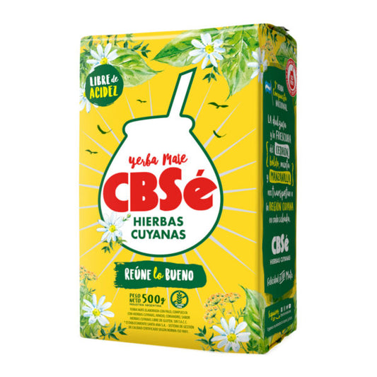 CBSé Hierbas Cuyanas Yerba Mate – Herbal Blend with Lemon Verbena, Boldo, Mint & Chamomile, 500g