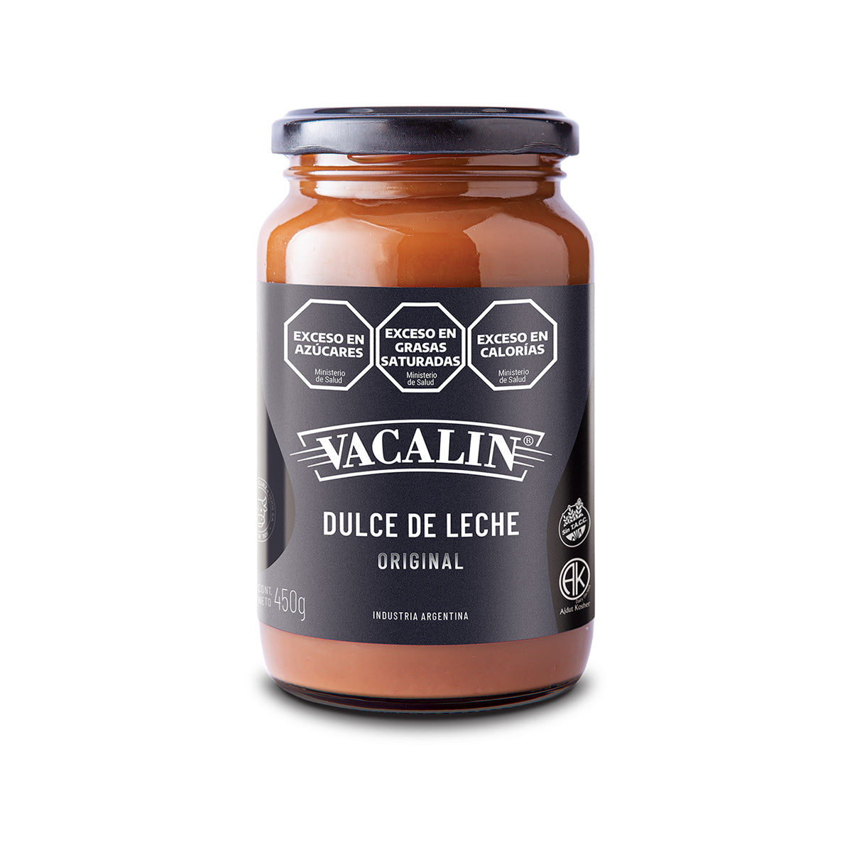 Vacalin Original Dulce de Leche Milk Caramel Spread Glass Jar – 15.87 oz (450g)
