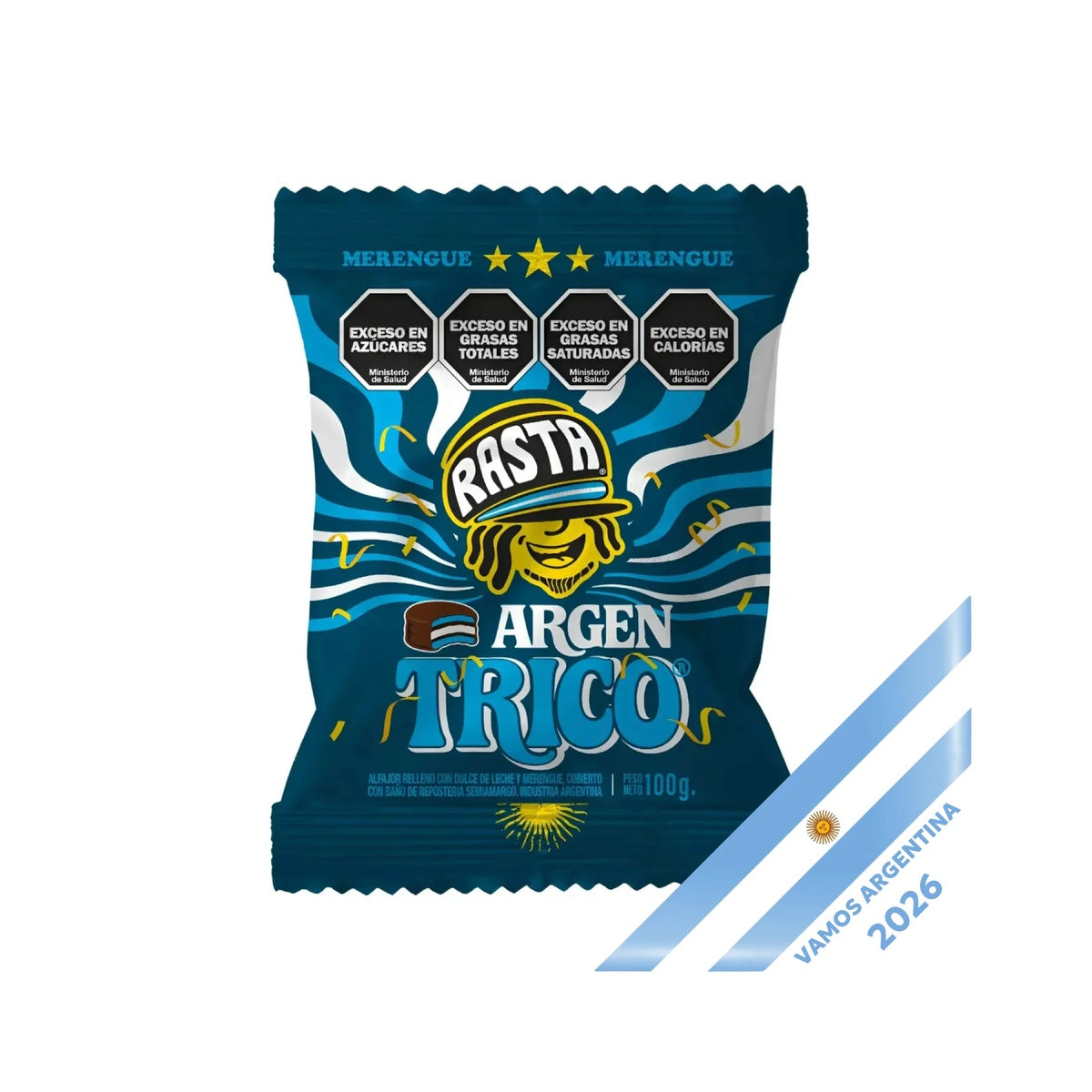 Rasta Argentrico Chocolate & Meringue Alfajores Box (6-Pack) – 21.16 oz